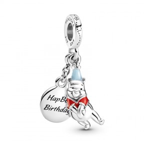 Charm Colgante Pandora Cumpleaños Winnie The Pooh Disney 799385C01
