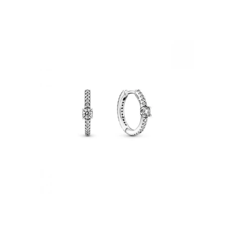 Pendientes Pandora Aro Brillante 299406C01