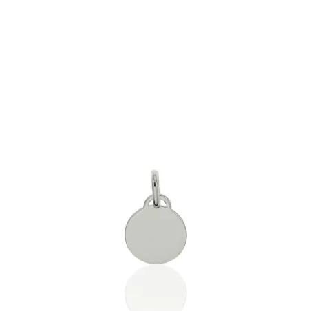 Colgante Medalla Mujer Plata Baño Rodio PCO0522