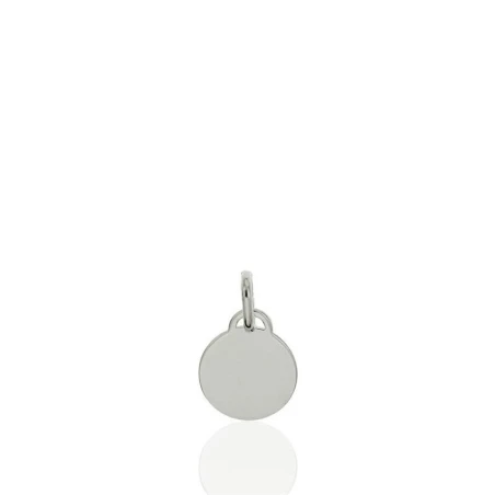 Colgante Medalla Mujer Plata Baño Rodio PCO0522
