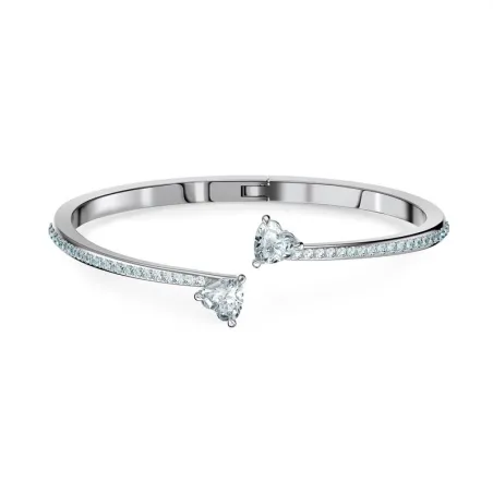 Brazalete Swarovski Attract Soul Heart Mujer Baño Rodio 5535289 Talla L