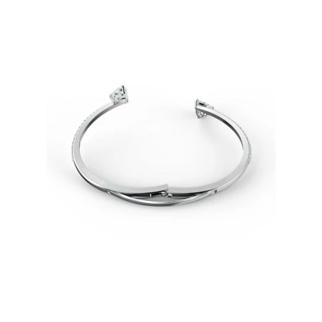Brazalete Swarovski Attract Soul Heart Mujer Baño Rodio 5535289 Talla L