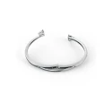 Brazalete Swarovski Attract Soul Heart Mujer Baño Rodio 5535289 Talla L