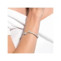 Brazalete Swarovski Attract Soul Heart Mujer Baño Rodio 5535289 Talla L