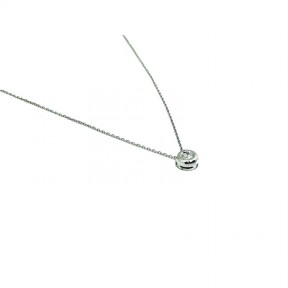 Gargantilla Mujer Oro Blanco y Diamante 0,023 kt 03412003CFB13