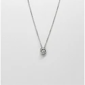 Gargantilla Mujer Oro Blanco y Diamante 0,05 ct 03412035CFB2