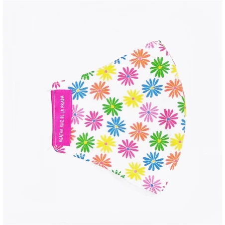 Mascarilla Agatha Ruiz de la Prada Mujer Margaritas Multicolor ARPMASK01-L