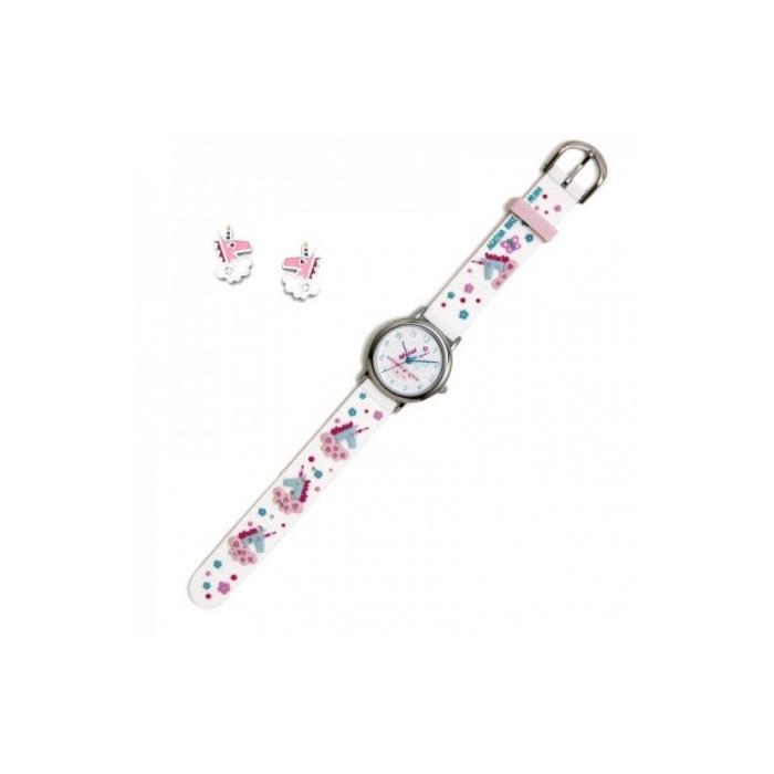 Conjunto Reloj Fantasía Unicornios y Pendientes Unicornio Niña AGR296