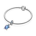 Charm Colgante Pandora en plata de ley Cristal de Murano Tortuga Marina 798939C01