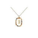 Gargantilla PdPaola Letra D Mujer Plata Baño Oro CO01-263-U
