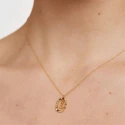 Gargantilla PdPaola Letra E Mujer Plata Baño Oro CO01-264-U