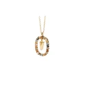Gargantilla PdPaola Letra V Mujer Plata Baño Oro CO01-281-U