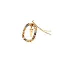Gargantilla PdPaola Letra V Mujer Plata Baño Oro CO01-281-U