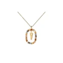 Gargantilla PdPaola Letra V Mujer Plata Baño Oro CO01-281-U