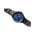 Reloj Bering Classic Hombre  Multifunción Negro y Azul 11740-727