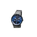 Reloj Bering Classic Hombre  Multifunción Negro y Azul 11740-727