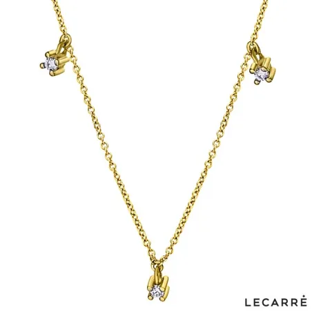 Gargantilla LeCarré Mujer Nomad Oro y 3 Diamantes  GD098OA.00