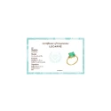 Anillo Le Carré Green Love Mujer Oro y Cuarzo Esmeralda  GA095OA