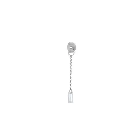 Charm Salvatore Mujer Plata Baño Rodio y Circonita Rectangular 213CH067