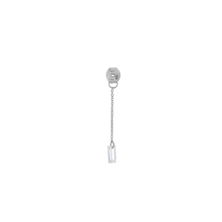 Charm Salvatore Mujer Plata Baño Rodio y Circonita Rectangular 213CH067