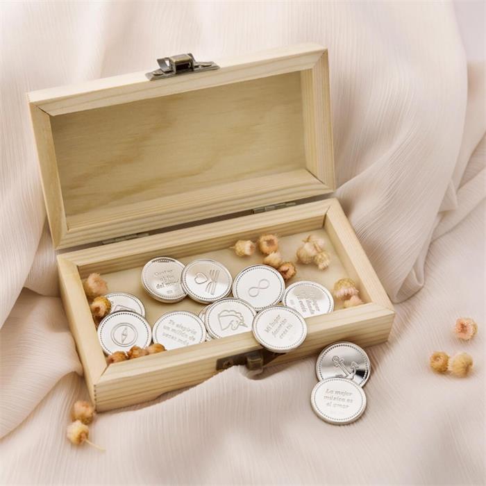 Juego de arras ARGYOR Plata Boda 8169AG