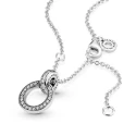 Gargantilla Pandora Doble Círculo 399487C01-45