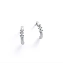 Pendientes Mon Petit Diamant Étoile Mujer Plata y Diamantes PP003