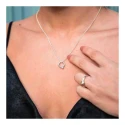 Gargantilla Mon Petit Diamant Cerceaux Mujer Plata y Diamante CP001-MPD
