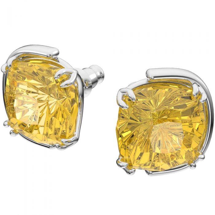 Pendientes Swarovski Harmonia Mujer Baño Rodio y Cristal Amarillo 5616511