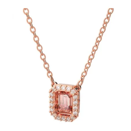 Gargantilla Swarovski Millenia Mujer Baño Rosado, Cristal Blanco y Circonita Rosa 5614933