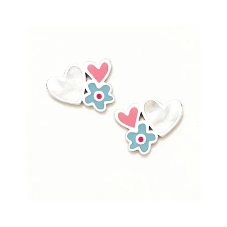 Pendientes Agatha Ruiz de la Prada Mujer/Niña Plata Trio Iconos 040MAD