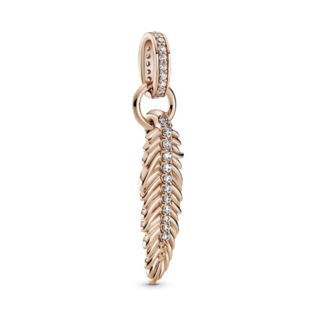 Charm Colgante Pandora Rose Pluma Brillante 789550C01