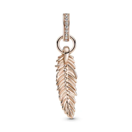 Charm Colgante Pandora Rose Pluma Brillante 789550C01