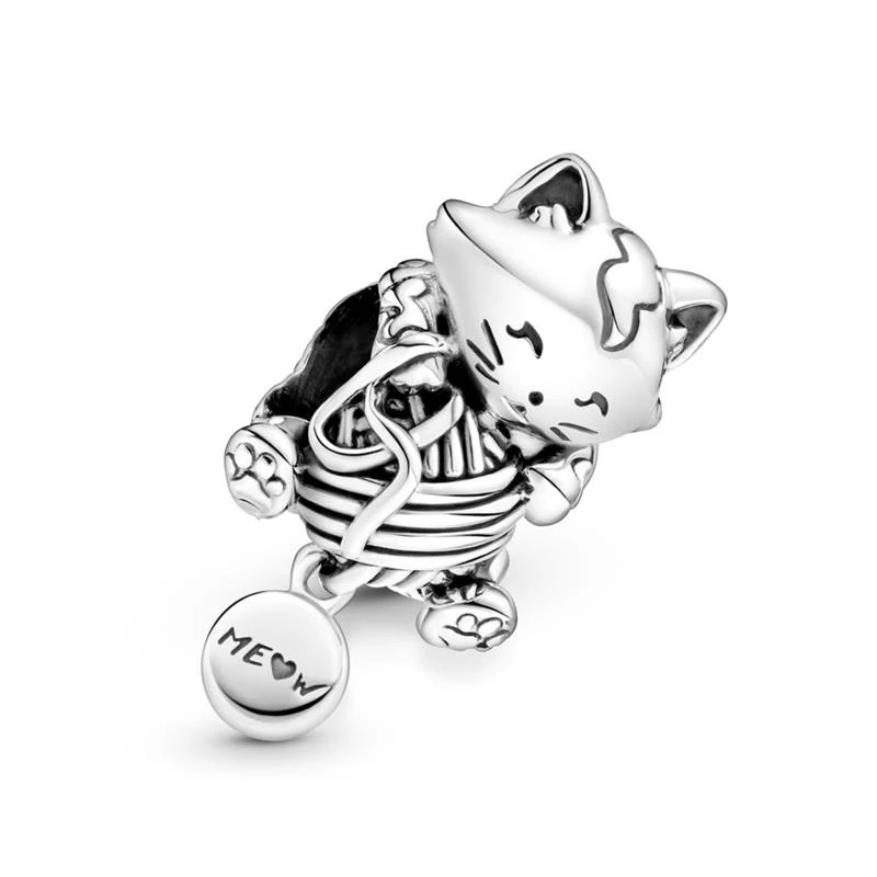 Charm Pandora Gatito & Ovillo de Lana 799535C00