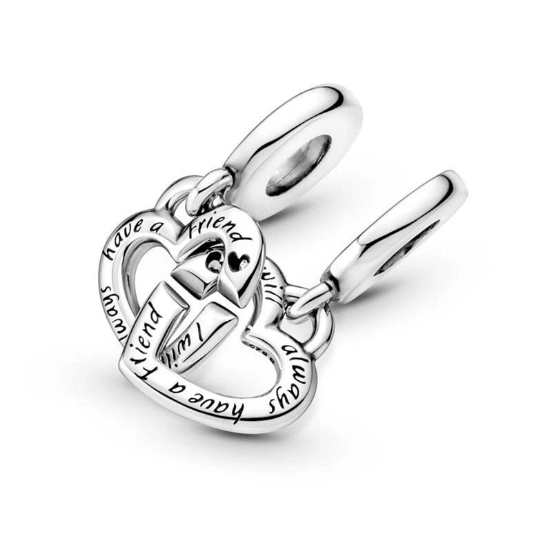 Charm Colgante Pandora Hermanas Unidas Corazones Divididos 799538C01