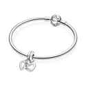 Charm Colgante Pandora Hermanas Unidas Corazones Divididos 799538C01