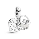 Charm Colgante Pandora Gatos & Corazones 799546C01