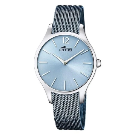 Reloj Lotus Bliss Mujer Plateado y Azul Analógico 18749/2