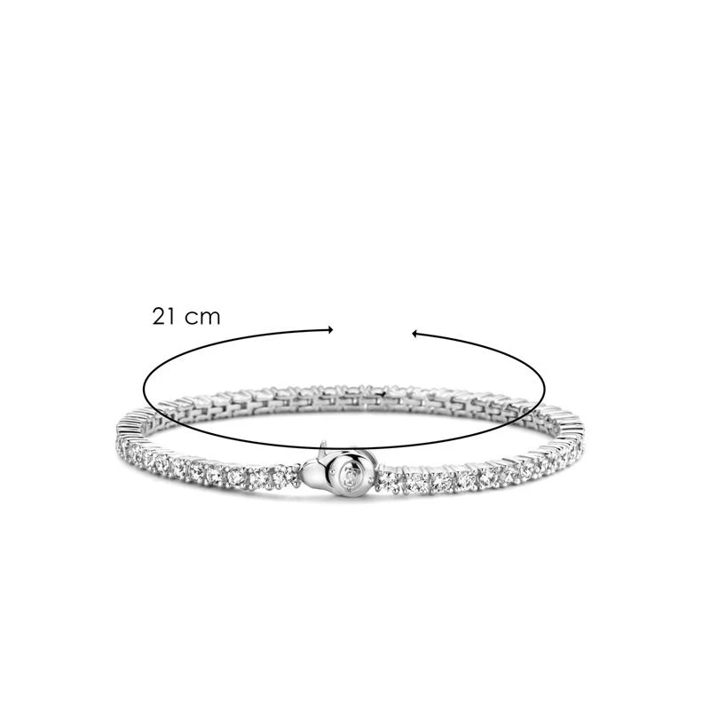 Pulsera Ti Sento Milano Mujer Plata y Circonitas 2951ZI