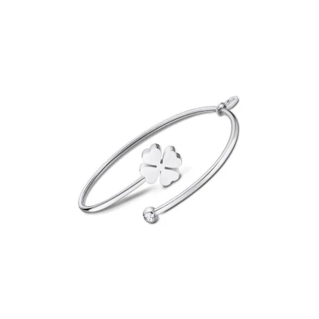 Pulsera Lotus Style Millennial Mujer Trébol Acero Inoxidable LS2169-2/5