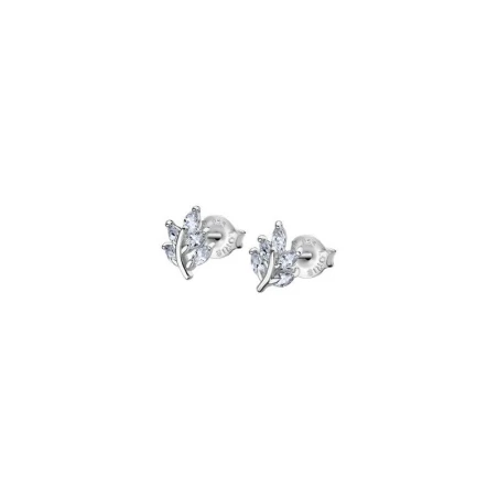 Pendientes Lotus Silver Pure Essential Mujer Hoja Plata y Circonitas LP3086-4/1
