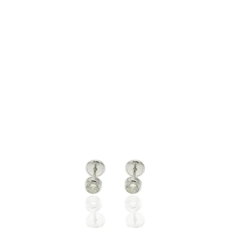 Pendientes Algecor Mujer Plata y Circonita PPE1151