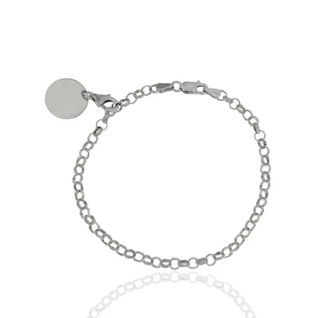 Pulsera Algecor Mujer Plata Baño Rodio PPU3638