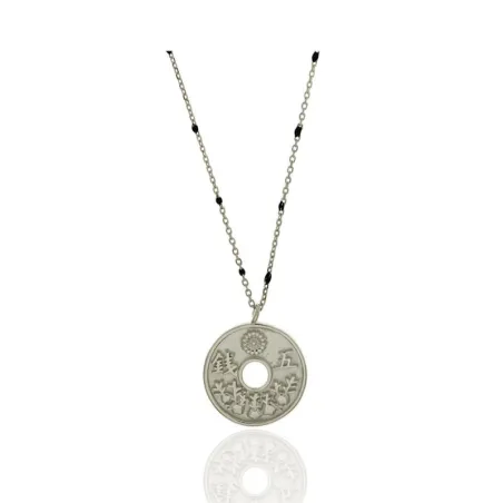 Gargantilla Algecor Mujer Plata Moneda CCC0081-RD