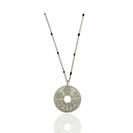 Gargantilla Algecor Mujer Plata Moneda CCC0081-RD