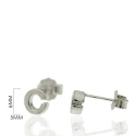 Pendiente Individual Algecor Mujer Inicial Plata CPE0964-RD