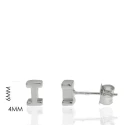 Pendiente Individual Algecor Mujer Inicial Plata CPE0964-RD