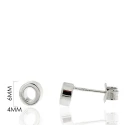 Pendiente Individual Algecor Mujer Inicial Plata CPE0964-RD