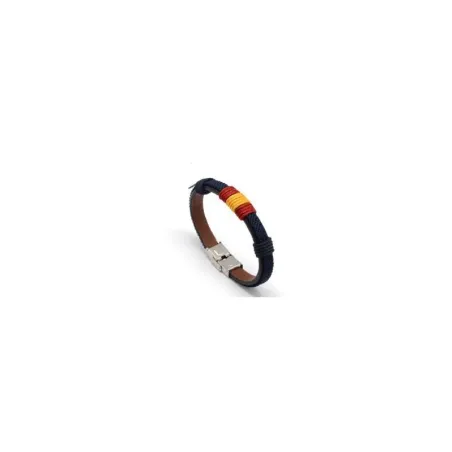 Pulsera Hispania Wake Up Hombre Azul Marino y Bandera España 121-1A-2CA