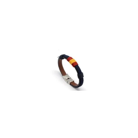 Pulsera Hispania Wake Up Hombre Azul Marino y Bandera España 121-1A-2CA